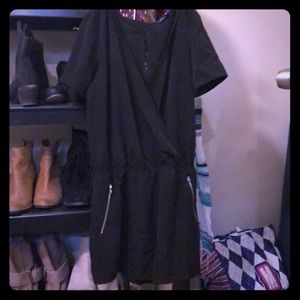 Black romper with zippers!
